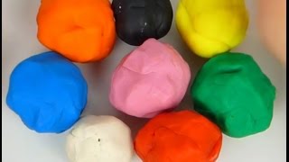 Juega con plastilina  DIY  Aprende los colores en inglés [upl. by Tanitansy505]