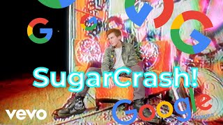 ElyOtto  SugarCrash but every word is a Google Image Flash Warning [upl. by Berte]