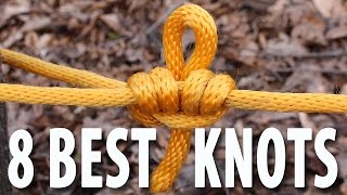 8 KNOTS You Need to Know  How to tie knots that you will actually use [upl. by Omari]