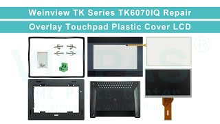 Weinview TK Series TK6070IQ Front Overlay Touch Digitizer Glass LCD Screen Outer Covering [upl. by Lyda]