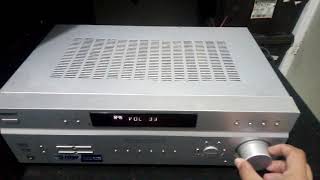 Prueba de Funcionamiento Amplificador Receiver SONY STRK670P 510w RMS [upl. by Nylloh]