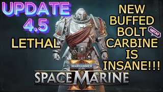 UPDATE 45 BOLT CARBINE IS INSANE  Warhammer 40K  Space Marine 2 [upl. by Adamson]