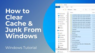 How to Clear Cache and Junk From Windows 10 and Windows 11 Free and Easy [upl. by Gnihc381]