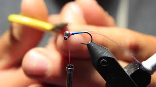 Fly Tying UV Blue Perdigon [upl. by Bax942]