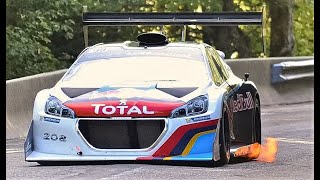 208 T16 Pikes Peak with Loeb hillclimb Montée des Légendes 2018  Amazing Sound [upl. by Imefulo203]