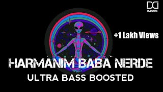 Harmanim Baba Nerde  Bass Boosted  Harmanem song  Alien Meme Song  Malayalam [upl. by Ennairb]