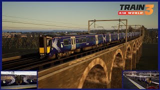 ScotRail Class 385 cab ride 1R79  Edinburgh to Glasgow  Train Sim World 3 [upl. by Dotti]