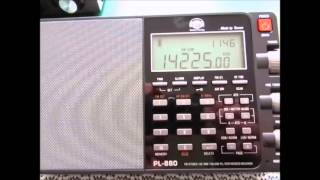 Tecsun PL880 on SSB in the ham bands [upl. by Lindahl]