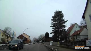 D Ursensollen Landkreis AmbergSulzbach Ortsdurchfahrt Februar 2015 [upl. by Ahsimet]