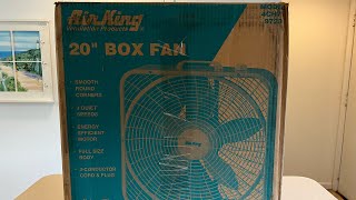 Air King Box Fan  Unboxing amp Checkout [upl. by Strauss413]