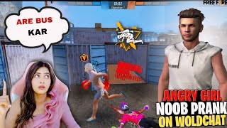 Wordchat Noob Prank On Angry Girl [upl. by Eillek]