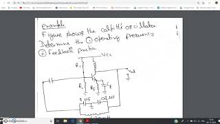 Numerical on Colpitts Oscillator [upl. by Yblok79]