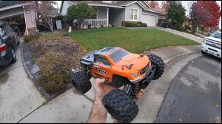 Arrma Granite 4x4 3s BLX quotUpgrades tips testquot plus Truggified Typhon [upl. by Kciregor234]