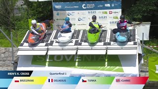 Mens Kayak Cross Finals Highlights  2023 ICF CanoeKayak Slalom World Cup Ljubljana Slovenia [upl. by Theodore]