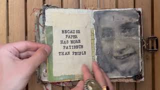 Anne Frank  Mixed Media Artist Book [upl. by Ellehcin]