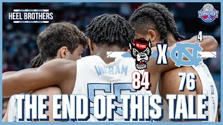 4 UNC vs NC State Wolfpack ACC Championship  Postgame Reaction [upl. by Anelim]