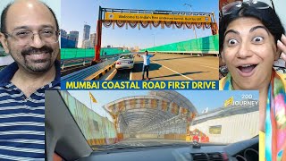 EXCLUSIVE NEW MUMBAI COASTAL ROAD First Day DRIVE😍  INDIA’S FIRST UNDERSEA TUNNEL in MUMBAI✨ [upl. by Saire350]