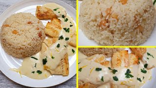 Filet de poisson au citron amp Riz au raisins sec [upl. by Cr260]