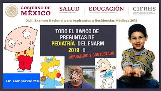 😱⚡️ Todo el BANCO DE PREGUNTAS de PEDIATRÍA del ENARM 2019 [upl. by Anana484]