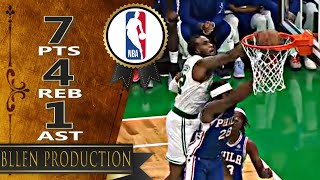 Oshae Brissett  7 Pts 4 Reb 1 Ast Highlights｜Philadelphia 76ers vs Boston Celtics｜20231008 [upl. by Eanej]