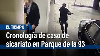 Cronología de caso de sicariato en Parque de la 93 relato en video del crimen  El Tiempo [upl. by Ainirtac619]