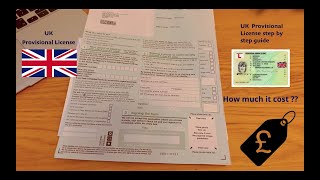 How to Apply Provisional Driving Licence in UK   Online Process Explained  Step by Step [upl. by Narih]