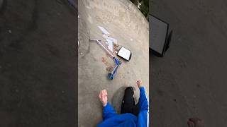 Who would do that😩 scooter skatepark show skate funny bike comedy fun [upl. by Annael]