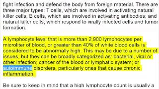 High count of lymphocytes [upl. by Mattheus596]