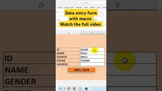 VBA macro tutorial  data entry with macro excel tutorial for beginners [upl. by Bensen860]