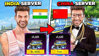 I TRIED ALL SERVERS OF FREE FIRE  Garena Free Fire [upl. by Sher]