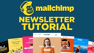 Mailchimp Newsletter Tutorial 2023  How to Create a Newsletter [upl. by Doss]