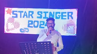 Baduku Jataka Bandi  Kannada Song By l Jagdish Naik  DM EVENTS  Singing Competition Round [upl. by Cherilynn]