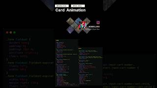 card animation  css html college javascript viral youtubeshorts coding education trending [upl. by Bellis470]