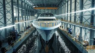 Heesen 80m superyacht GALACTICA launched  SuperYacht Times [upl. by Dyun66]