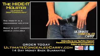 CONCEALED CARRY HOLSTER  HIDEIT HOLSTER  How to Use It [upl. by Faucher409]