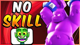 EASY ELIXIR GOLEM DECK STEALS WINS VS PROS in CLASH ROYALE [upl. by Newbold186]