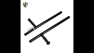 70cm Rubber PP PC ABS High strength anti riot T Baton [upl. by Eidas]