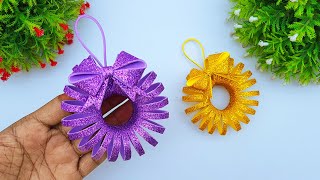 Amazing Christmas Wreath Ornaments Decorations  Handmade Christmas Foamiran Wreath Crafts 2025 [upl. by Audy50]