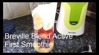 Breville BlendActive First Smoothie [upl. by Dnomder]