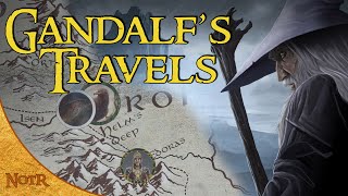 The Complete Travels of Gandalf  Tolkien Explained [upl. by Lucier]