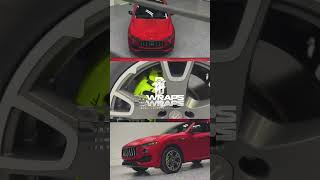 CAR WRAP  Super Chrome Satin Red hexis  miami  Maserati Levante fullwrap vinylwrap chromewrap [upl. by Edahsalof]