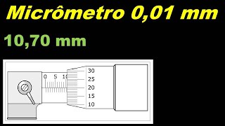 Micrômetro 001 mm 1070 mm [upl. by Yelsnia]