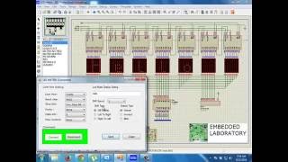 LED Matrix Display using PIC Microcontroller [upl. by Onavlis]