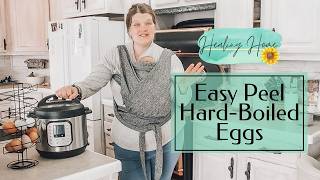 Easy Peel Hard Boiled Eggs [upl. by Atteoj]