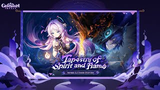 Version 52 quotTapestry of Spirit and Flamequot Events Overview  Genshin Impact [upl. by Safier870]