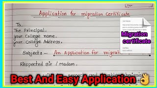 application for migration certificatemigration certificate [upl. by Lauritz664]