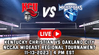 KCU vs Oakland City  Womens College Volleyball  NCCAA Mideast Regional  LIVE  Kool TV  111323 [upl. by Annaor]