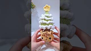 Christmas Trees 🎄 pattern released links in Bio amigurumi crochet handmade diy christmas [upl. by Llednyl677]