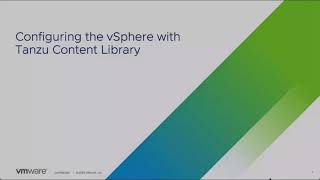 Quick Bytes 3  vSphere with Tanzu Content Library [upl. by Bohlen]