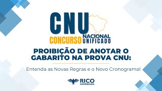 Prova CNU Entenda as Novas Regras e o Novo Cronograma [upl. by Aitnom]